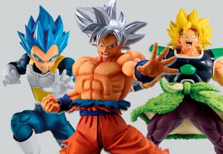personajes de dragon ball en accion
