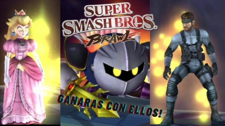 personajes de super smash bros brawl en accion