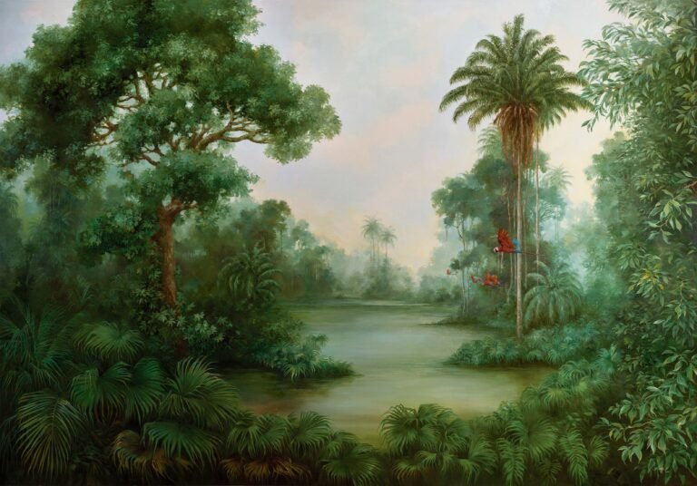 Cómo pintar paisajes fáciles con técnicas simples y divertidas 23 pintor creando un paisaje en la naturaleza