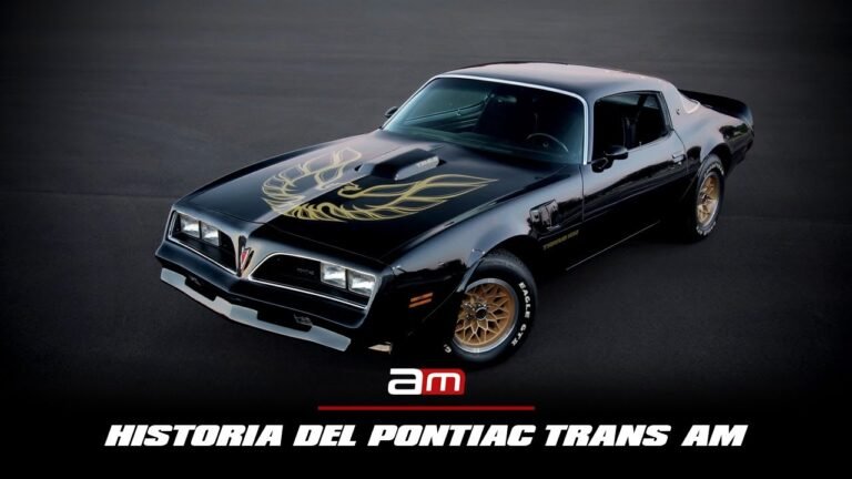 Qué características y especificaciones tiene el Pontiac Firebird Trans Am 8 pontiac firebird trans am clasico en accion