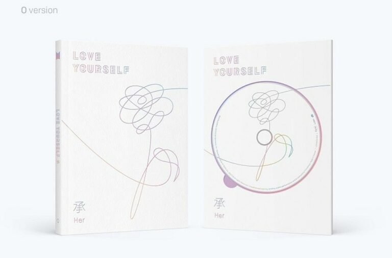 portada del album love yourself her de bts
