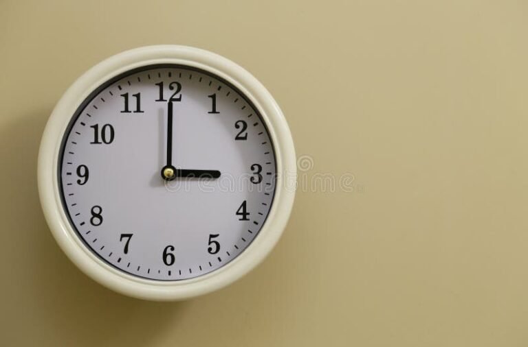 reloj marcando la hora de un partido