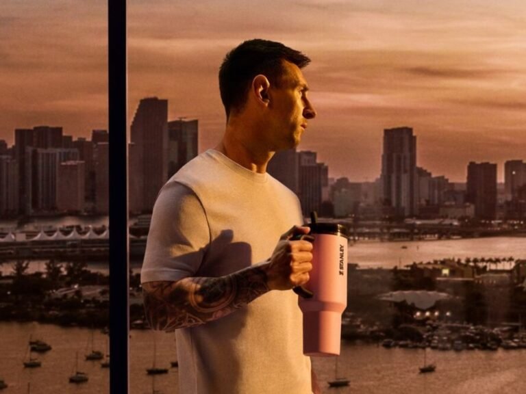 set de mate stanley en un paisaje natural