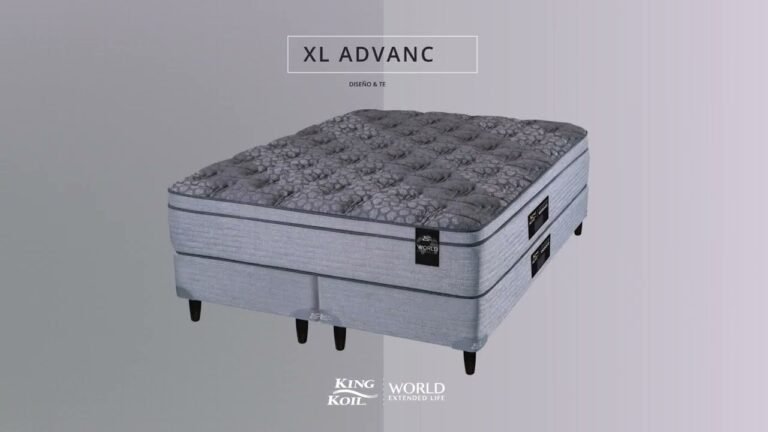 sommier king koil xl en dormitorio moderno