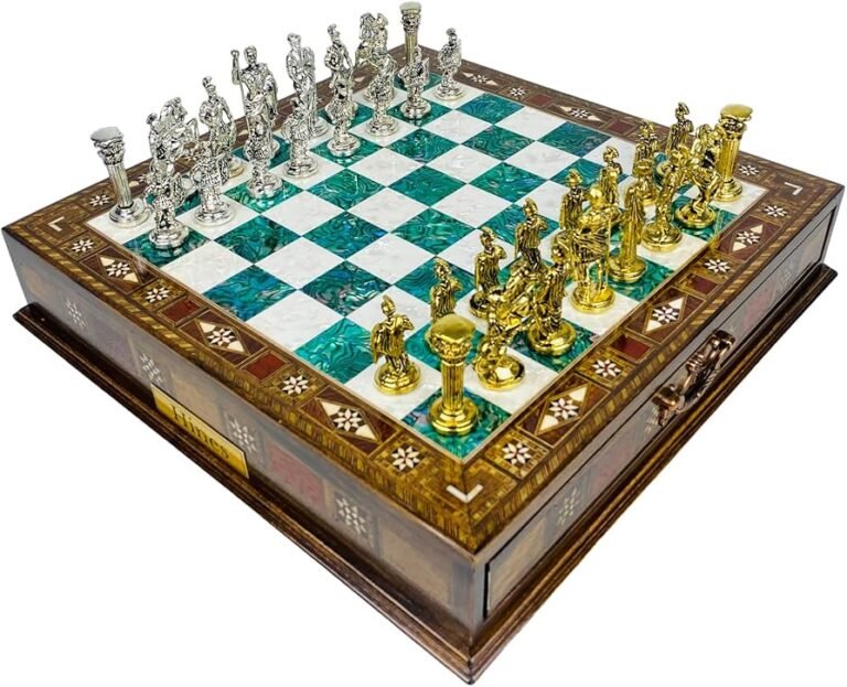 tablero de ajedrez con piezas tematicas