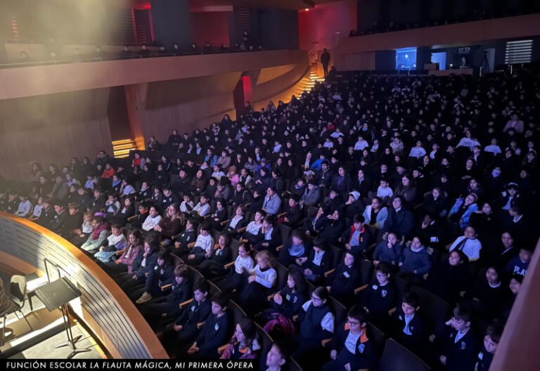 teatro con publico disfrutando una funcion