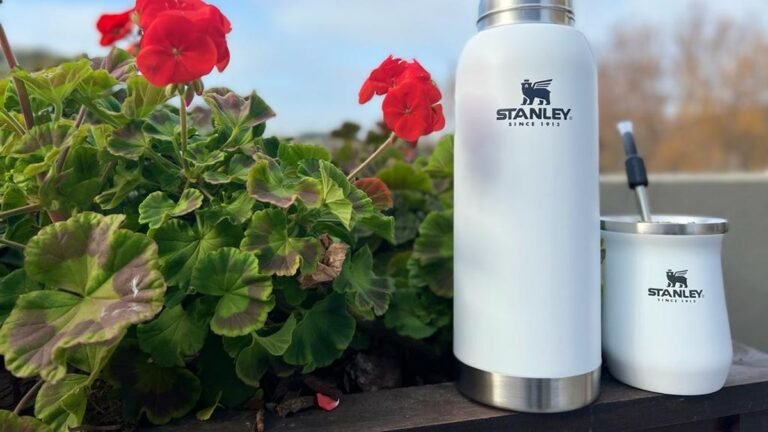 El termo Stanley mantiene el agua fría por cuánto tiempo 3 termo stanley con agua fria en naturaleza