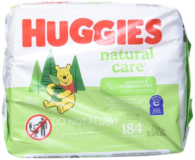 Qué beneficios ofrecen las toallitas Huggies con óleo calcáreo 3 toallitas huggies sobre fondo natural