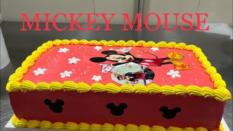 Cómo hacer una torta de Mickey Mouse para un bebé 15 torta de cumpleanos tematica de mickey mouse
