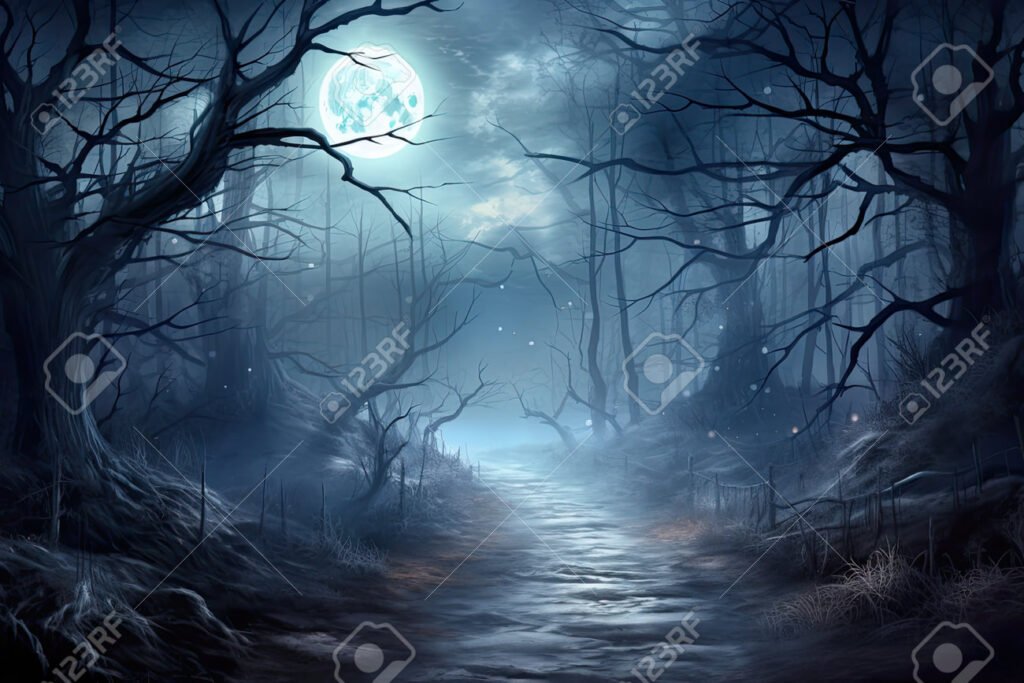 Dónde encontrar los mejores videos de terror que no te dejarán dormir 1 una escena oscura de un bosque tenebroso