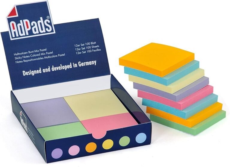 variados sets de notas adhesivas coloridas