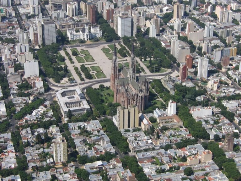 vista panoramica de edificios en la plata