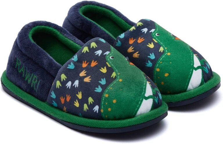 zapatillas de casa coloridas para ninos