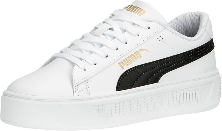 zapatillas puma blancas con plataforma elegantes